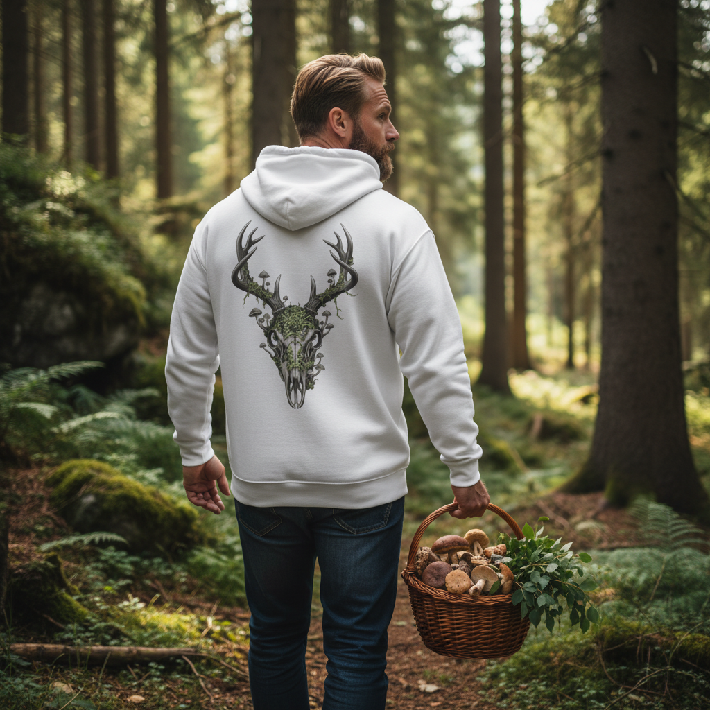 Sweat à Capuche "Crâne Sylvestre" - Hoodie