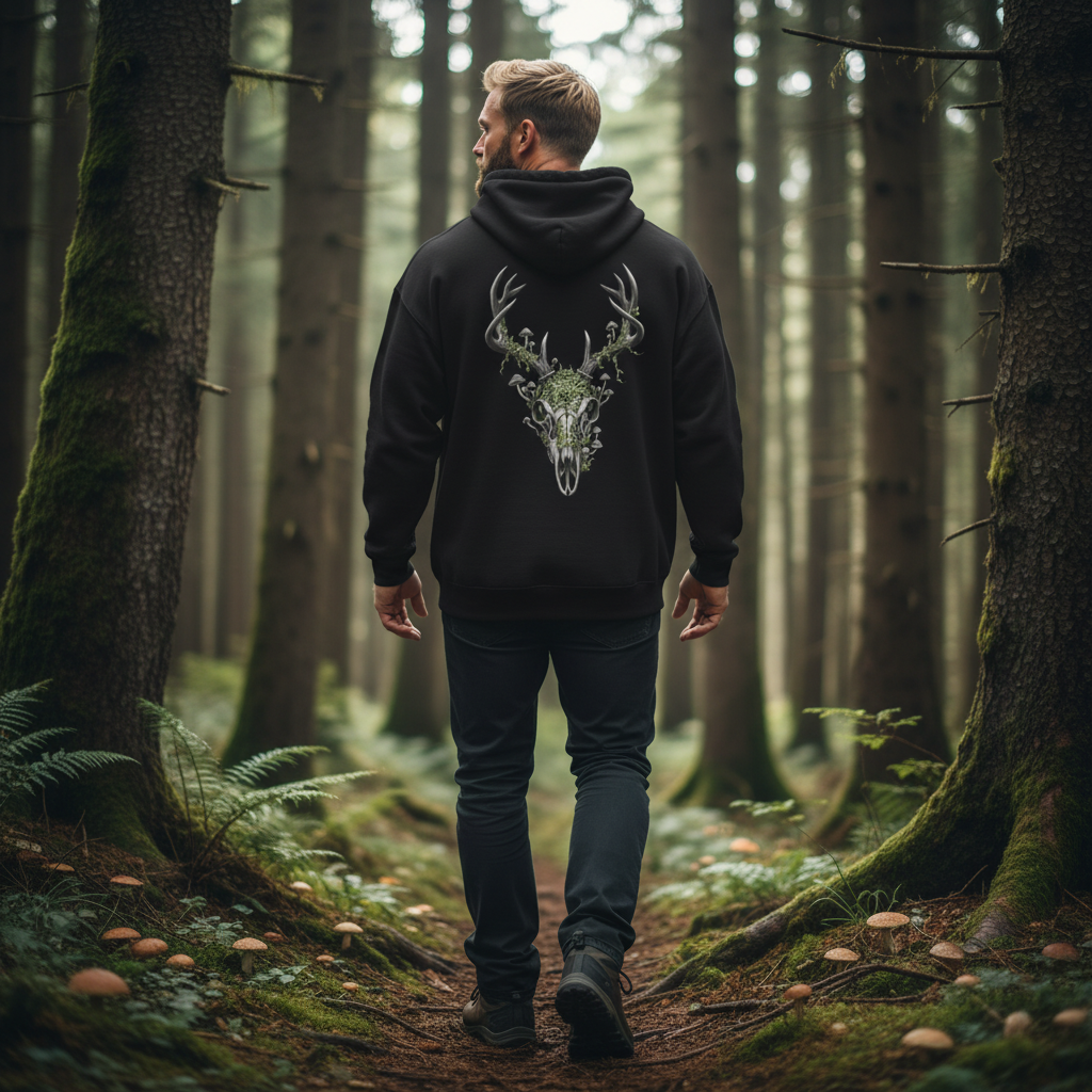 Sweat à Capuche "Crâne Sylvestre" - Hoodie