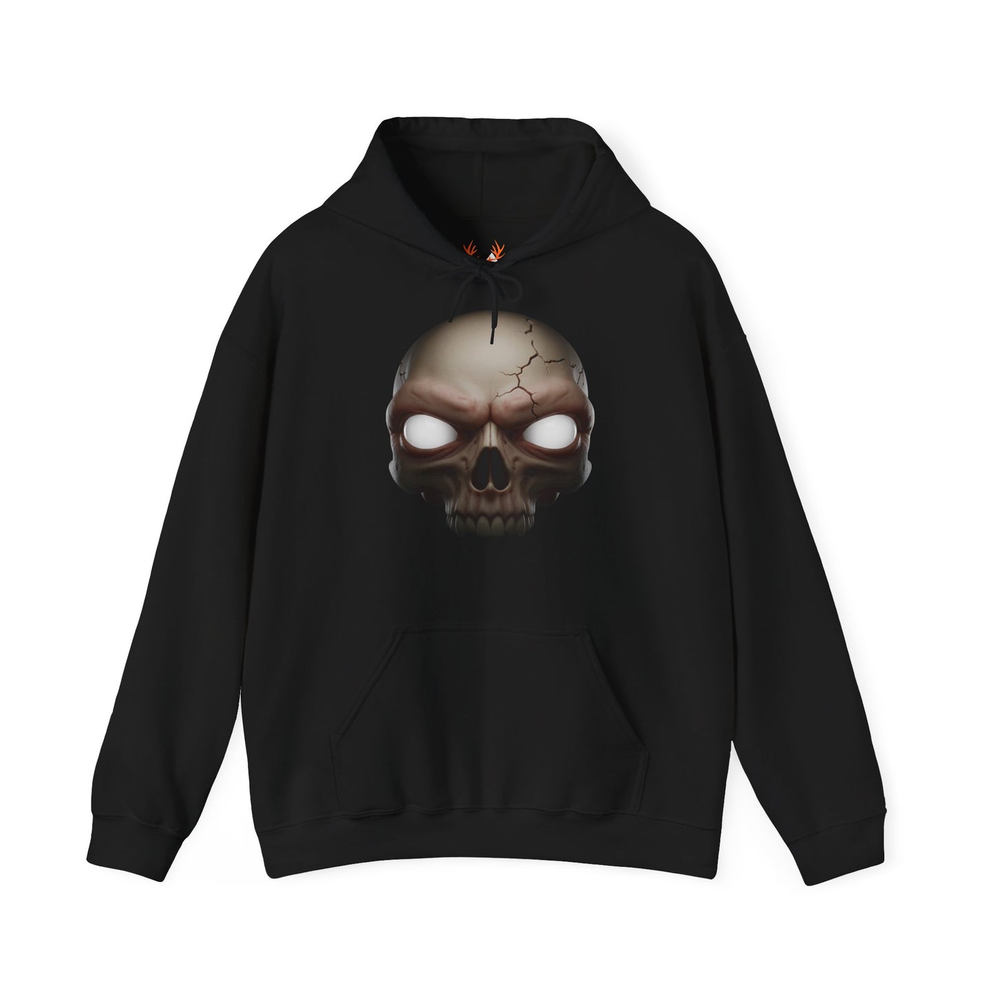 Sweat à Capuche "Crâne Fissuré" - Hoodie