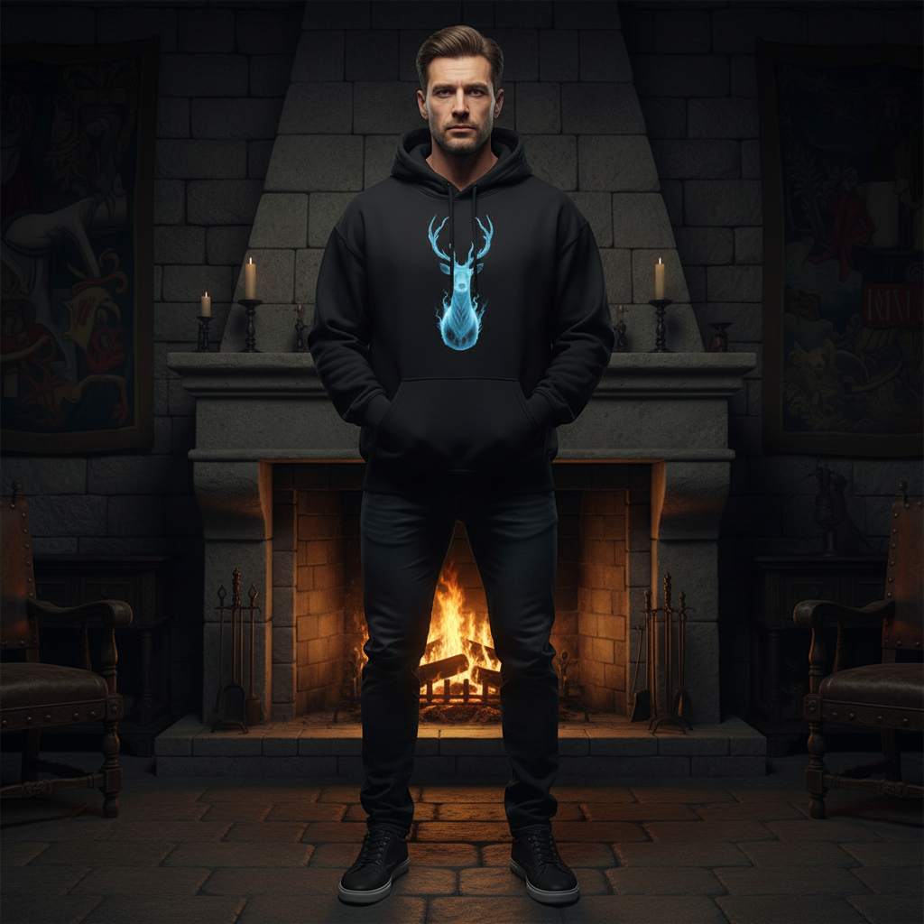 Mystical Deer Sweat à Capuche - Hoodie