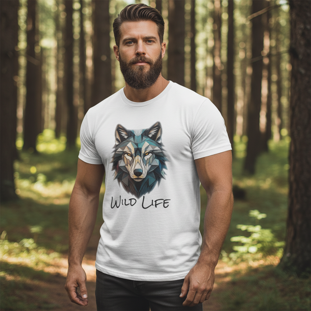 Wild life T-shirt "Wolf"