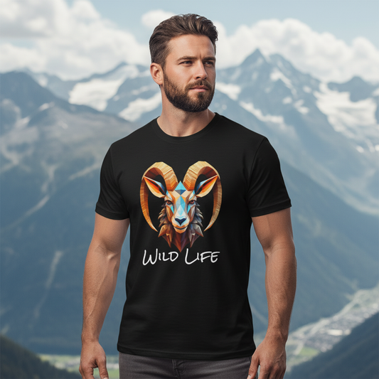 Wild life T-shirt "Bouquetin"