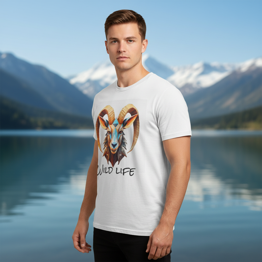 Wildlife T-Shirt "Bouquetin"