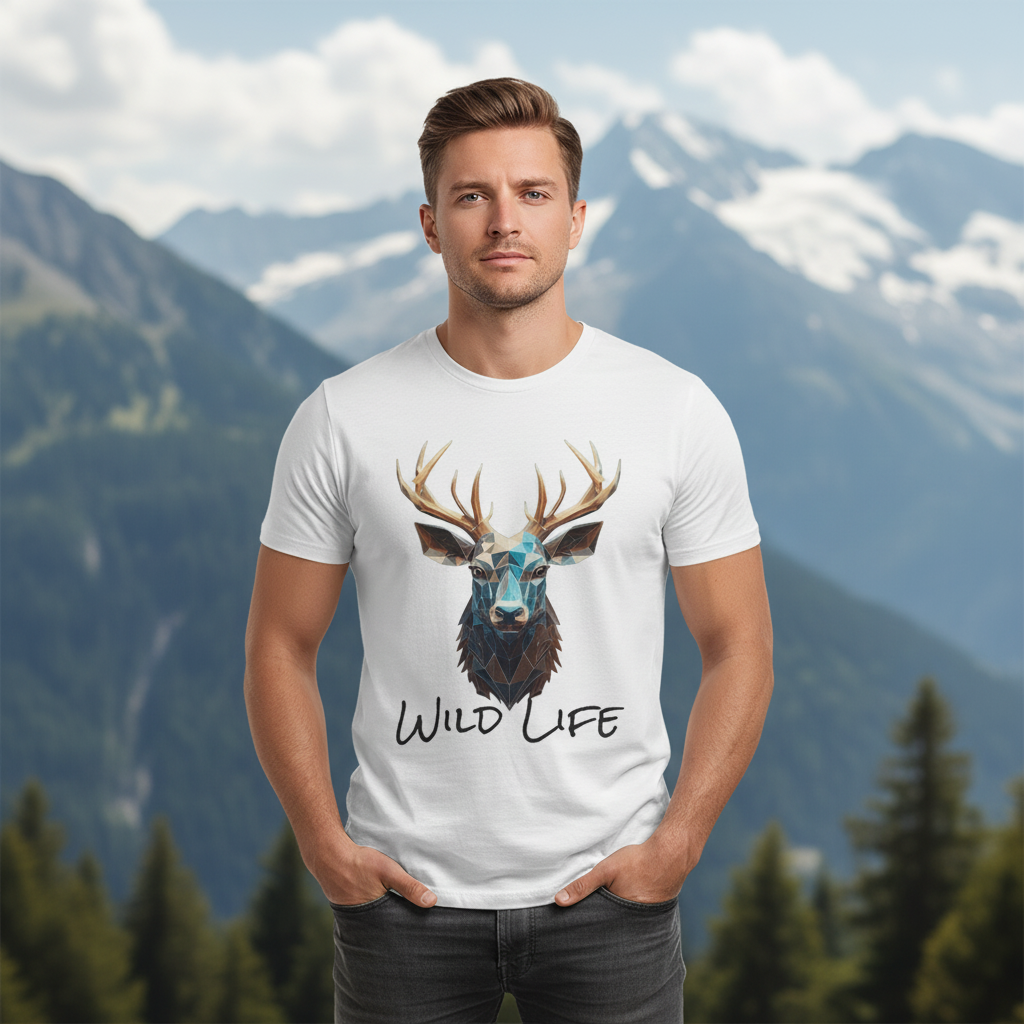 Wild life T-shirt "Deer"
