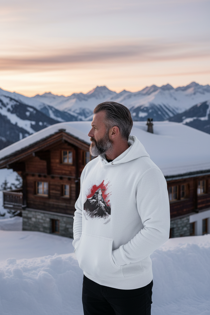 Warrior Collection Mountain Premium Pullover Hoodie